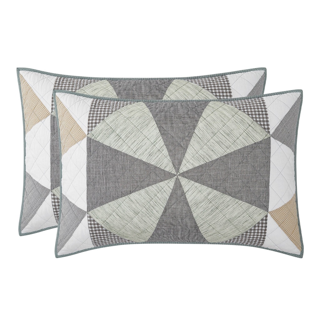 Origami Patchwork Quilt Set, 3-piece - 1876012 - 4