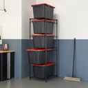 TRINITY 5-Tier NSF Storage Bin Rack - 1882220 - 1