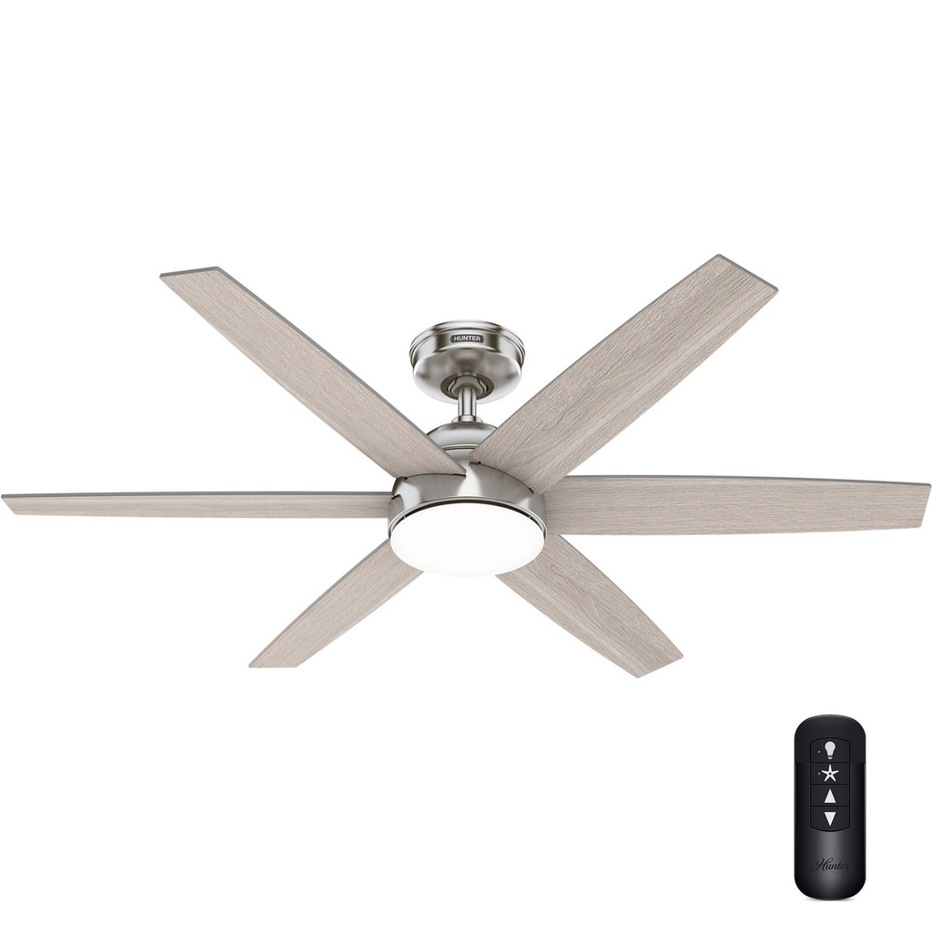 Hunter Anza Brushed Nickel 52 in. Ceiling Fan - 1893057 - 1