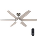 Hunter Anza Brushed Nickel 52 in. Ceiling Fan - 1893057 - 1