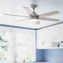 Hunter Anza Brushed Nickel 52 in. Ceiling Fan - 1893057 - 3
