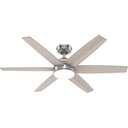 Hunter Anza Brushed Nickel 52 in. Ceiling Fan - 1893057 - 4