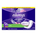 Always Anti-Bunch Xtra Protection Daily Liners Long, 200-count - 1924615 - 1