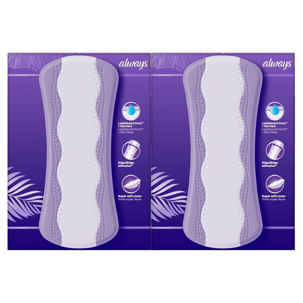 Always Anti-Bunch Xtra Protection Daily Liners Long, 200-count - 1924615 - 4