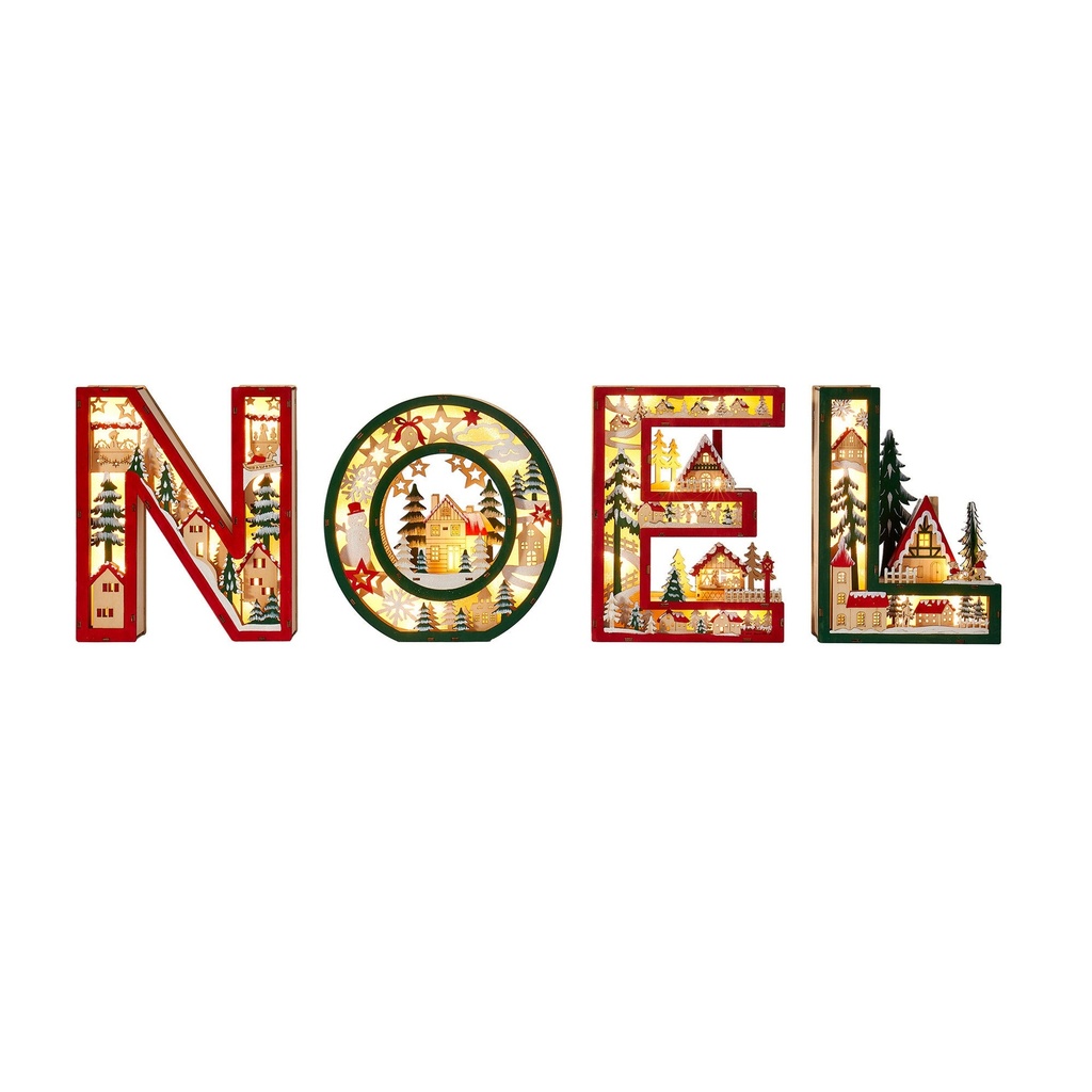 30 cm (18.8 in.) NOEL Wooden Letters - 1930796 - 2