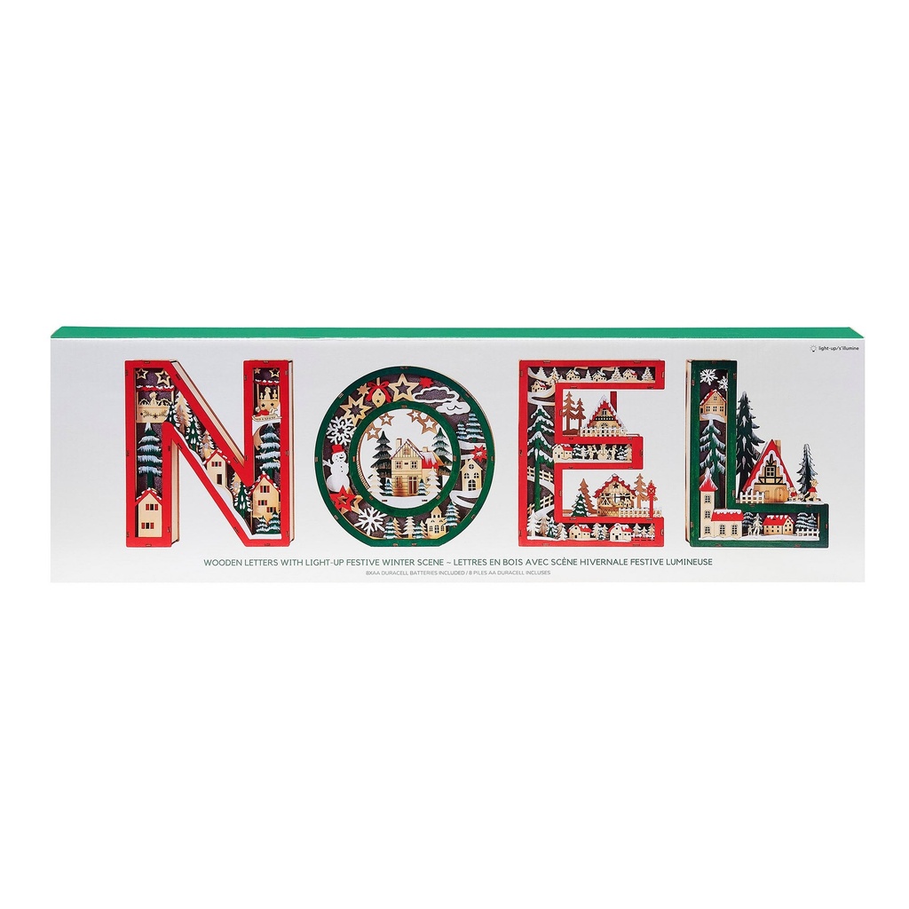 30 cm (18.8 in.) NOEL Wooden Letters - 1930796 - 4