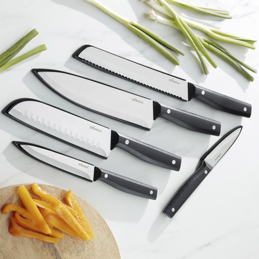 Skandia Knife Set with Sheaths, 5-piece - 1938125 - 1