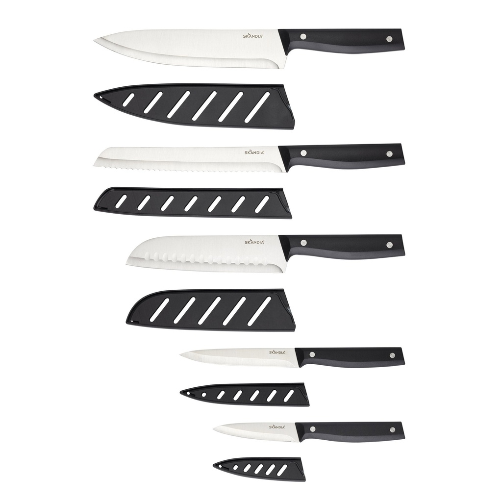 Skandia Knife Set with Sheaths, 5-piece - 1938125 - 4