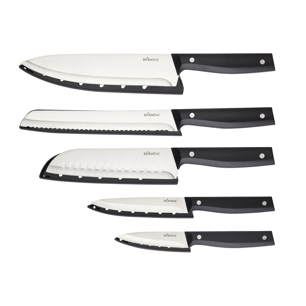 Skandia Knife Set with Sheaths, 5-piece - 1938125 - 5