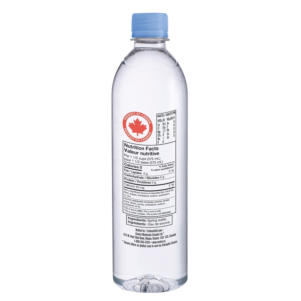 Kirkland Signature Ionized Alkaline Spring Water, 18 x 1 L - 4165934 - 4