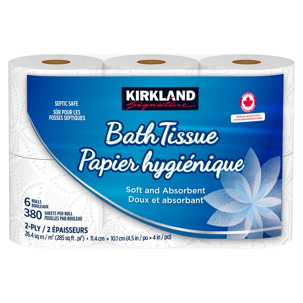 Kirkland Signature 2-ply Bath Tissue, 30-pack - 6262016 - 2