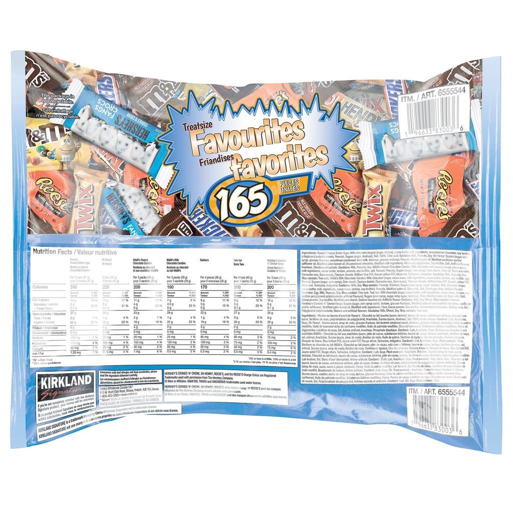 Kirkland Signature Treatsize Favourites, 2 Kg - 6555544 - 2