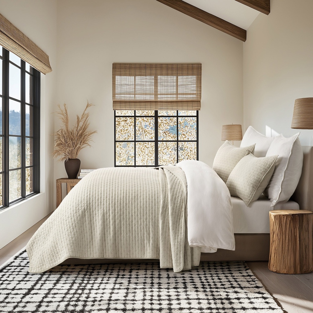 Evergrace Cross Stitch Cotton Quilt Set - 8955034 - 2