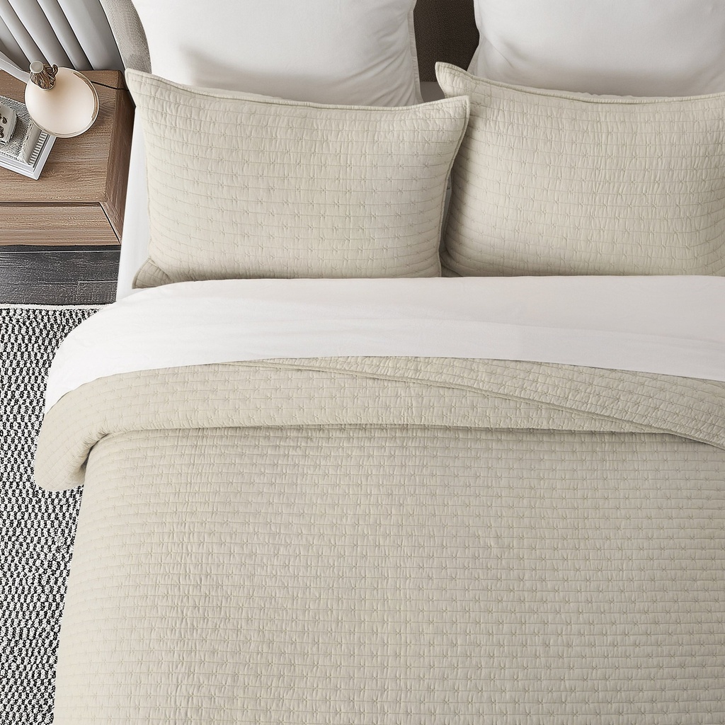 Evergrace Cross Stitch Cotton Quilt Set - 8955034 - 5