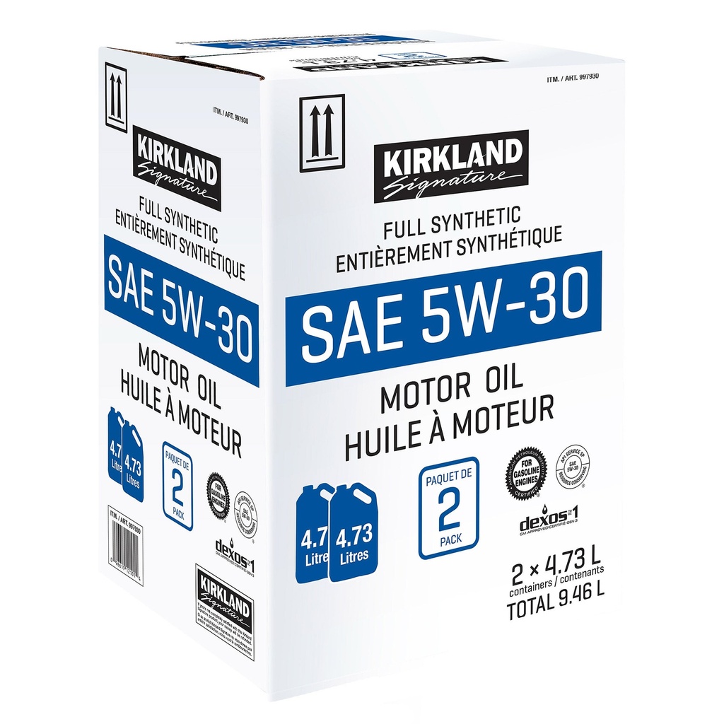 Kirkland Signature 5W30 Full Synthetic Motor Oil, 2-pack - 997930 - 4