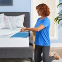 Novaform 3 in. Soothing Cool Plus Gel Memory Foam Mattress Topper 5529224 - 2