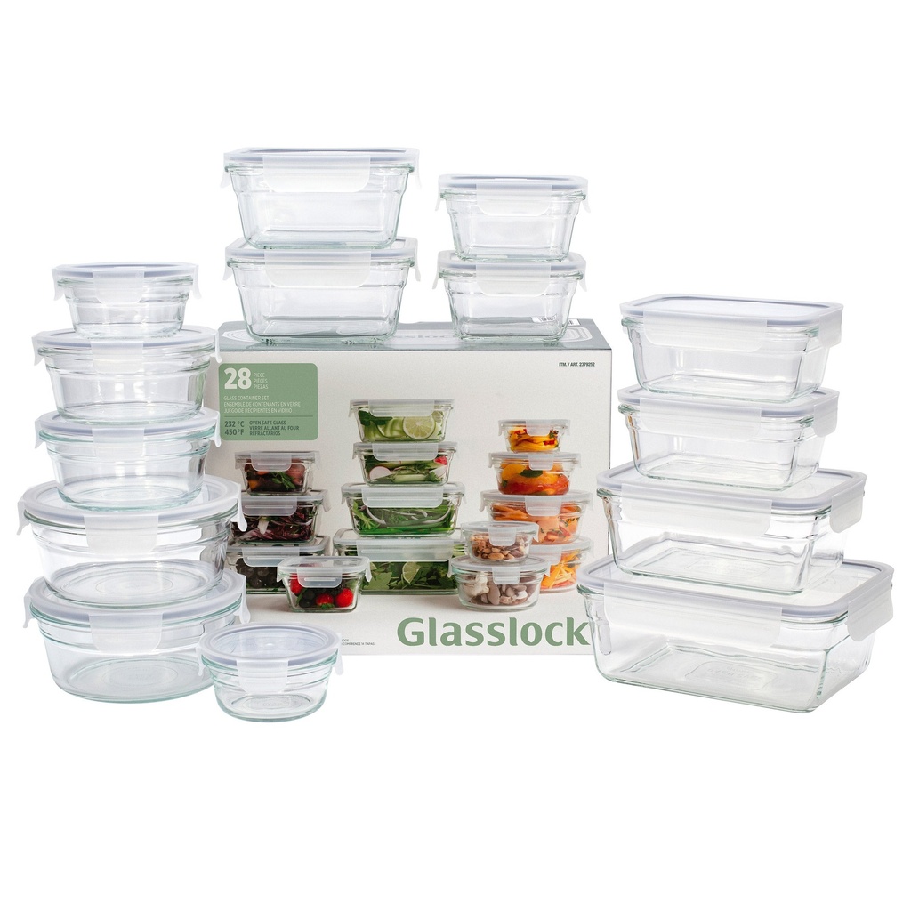 Glasslock Food Storage Set, 28-piece 2379252 - 3