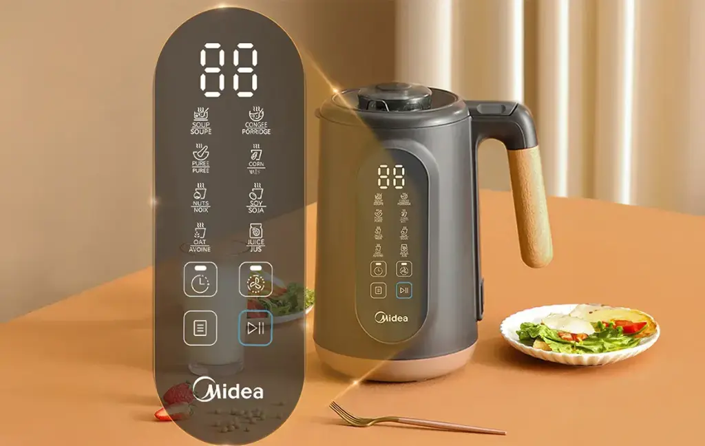 Midea 1 L (1.06 qt.) Double Wall Nut Milk Maker 1871877