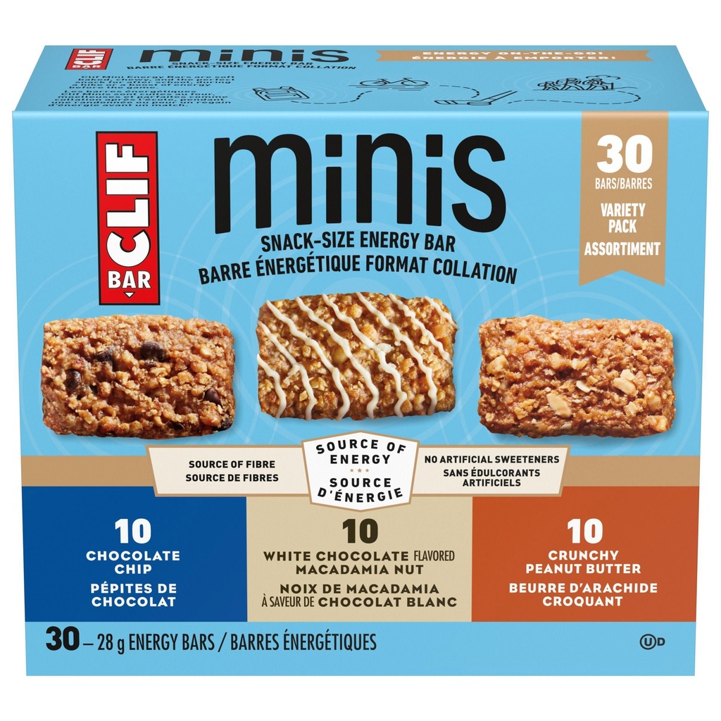 Clif Minis Energy Bars, 30 × 28 g 1965451 - 2