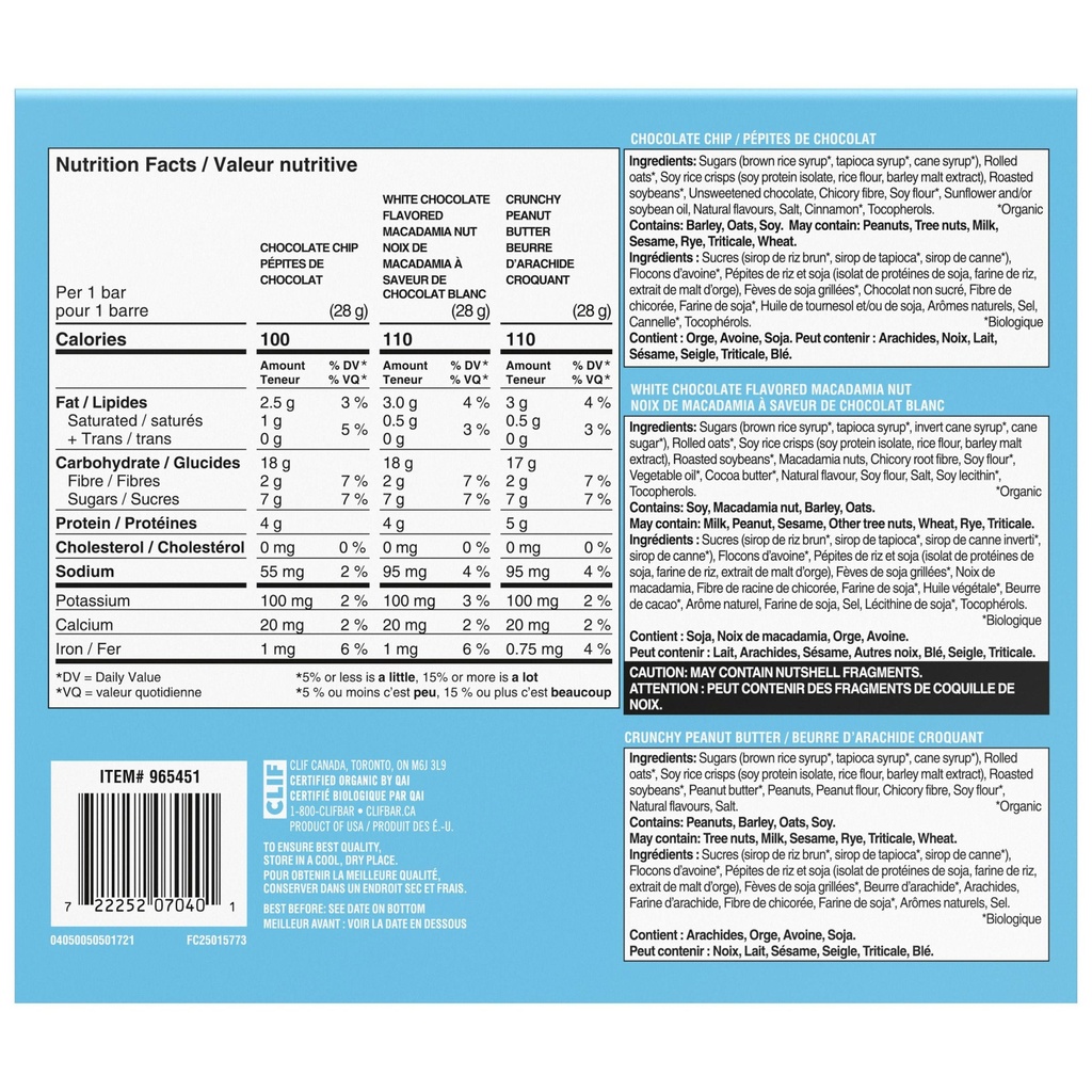 Clif Minis Energy Bars, 30 × 28 g 1965451 - 3