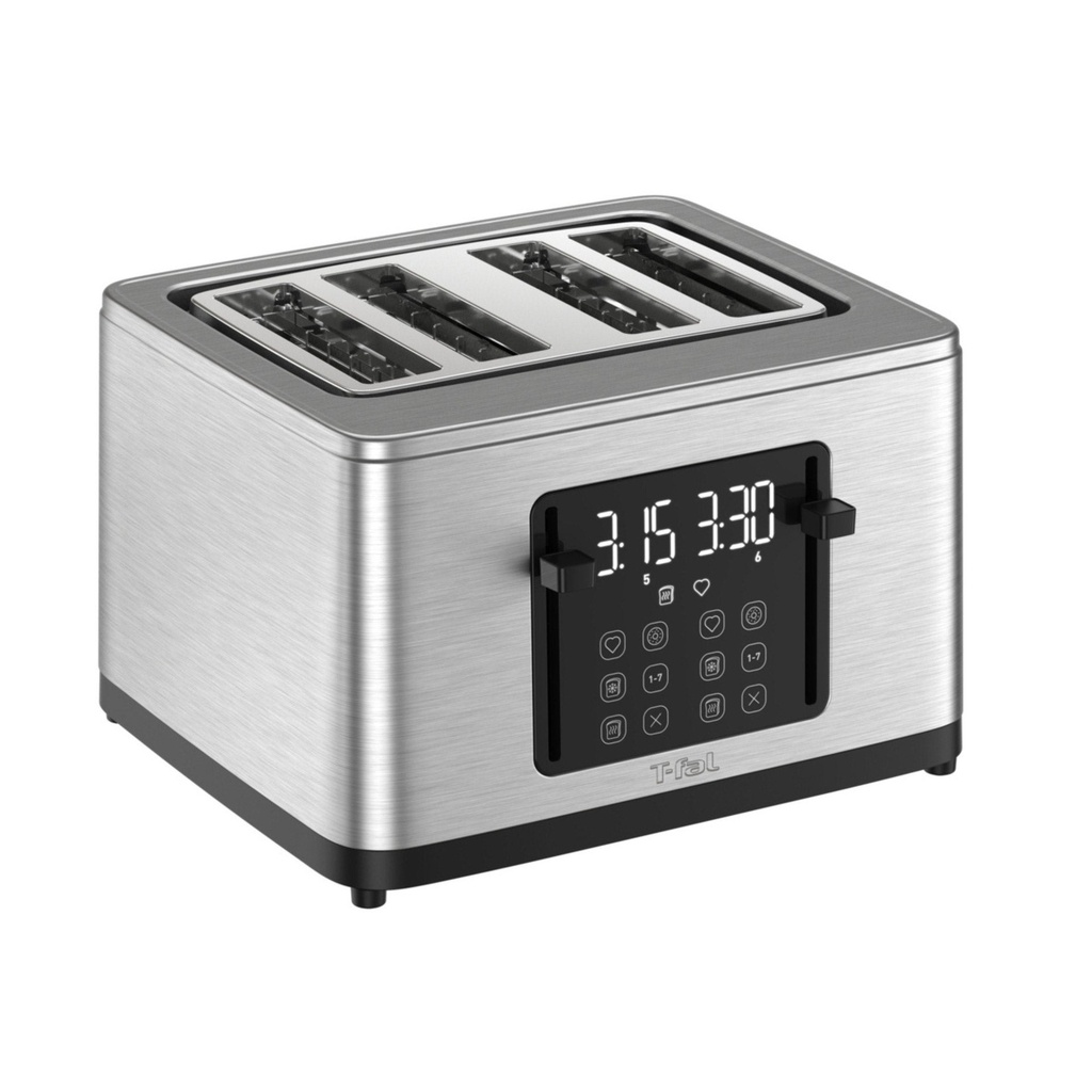 T-fal 4 Slice Digital Toaster, Stainless Steel 2266226 - 1