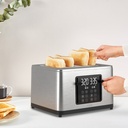 T-fal 4 Slice Digital Toaster, Stainless Steel 2266226 - 4