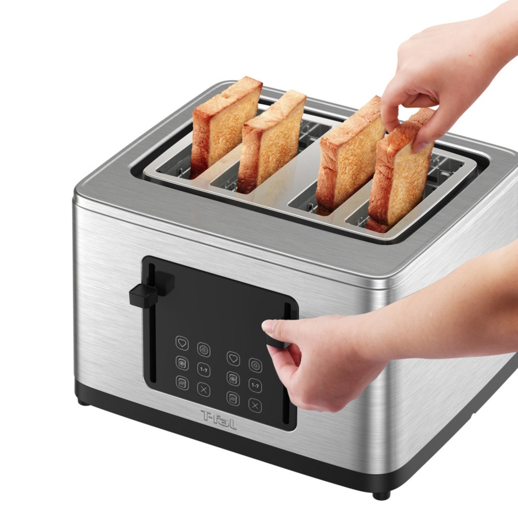 T-fal 4 Slice Digital Toaster, Stainless Steel 2266226 - 5