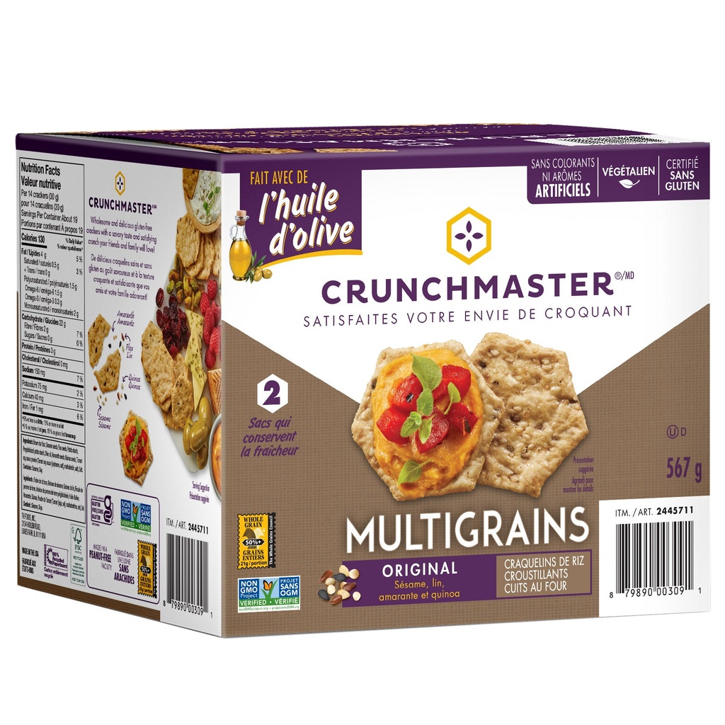 Crunchmaster Multi-Grain Cracker, 567 g 2445711 - 2