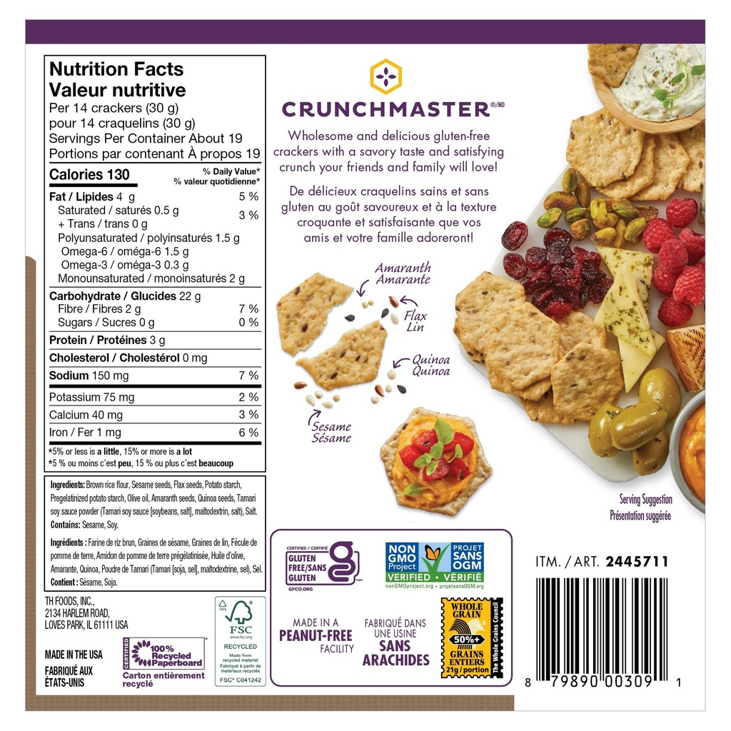 Crunchmaster Multi-Grain Cracker, 567 g 2445711 - 3