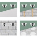 AVF Any Wall Flat  Tilt TV Mount for up to 100-in TVs 7761100 - 3