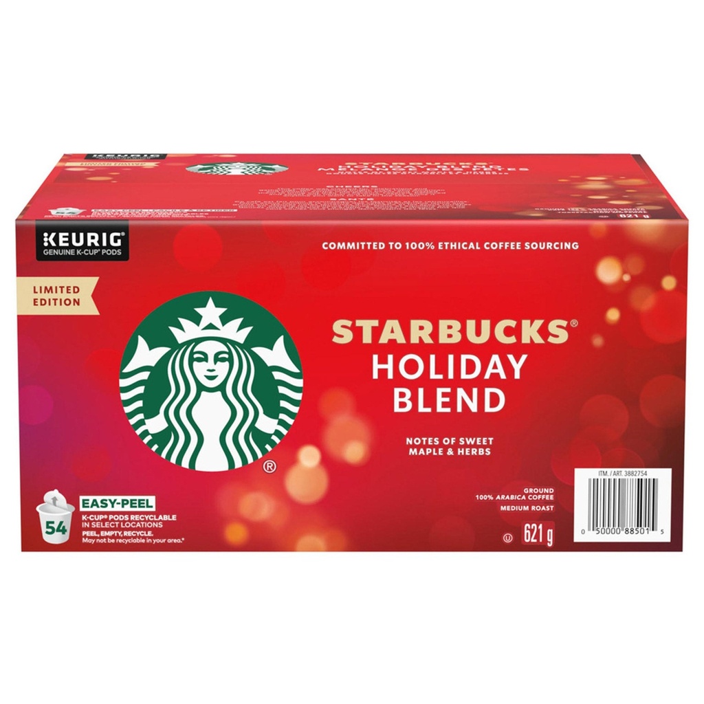 Starbucks Holiday Blend K-Cup, 54-count 3882754 - 1
