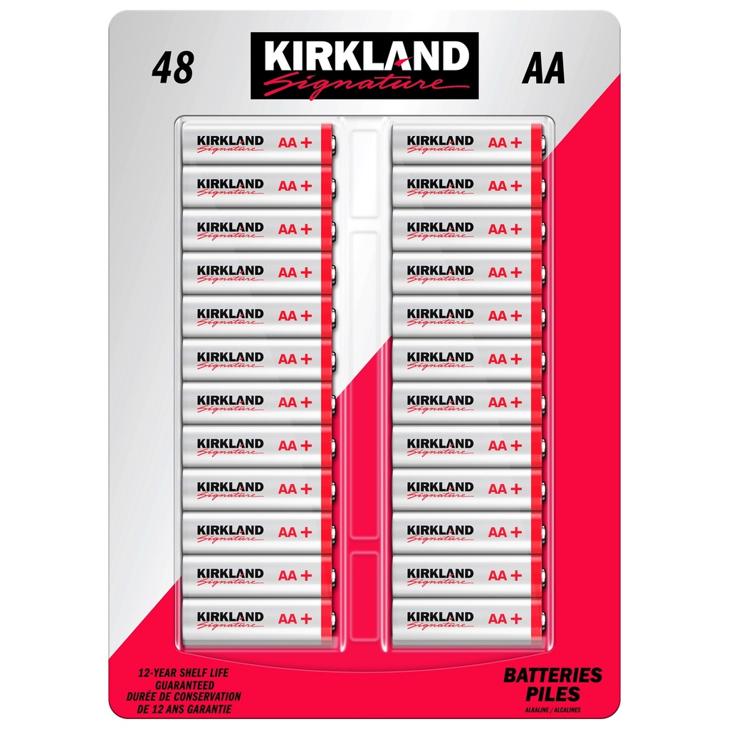 Kirkland Signature Alkaline AA Batteries, 48-count 2322010 - 1
