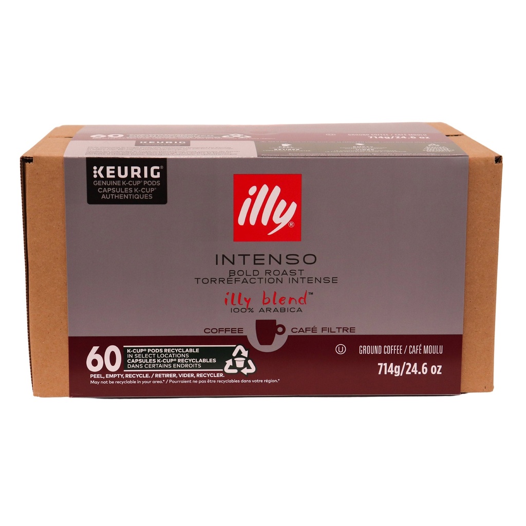 Illy Intenso Bold Roast K-Cup Pods, 60-count 1976500 - 1