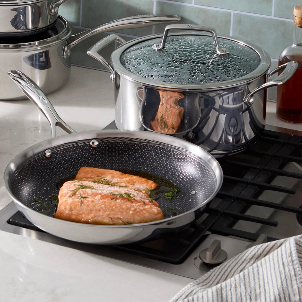 ZWILLING Paradigm Hybrid Ceramic Non-Stick Tri-ply Clad Cookware Set, 11-piece 1901727 - 6