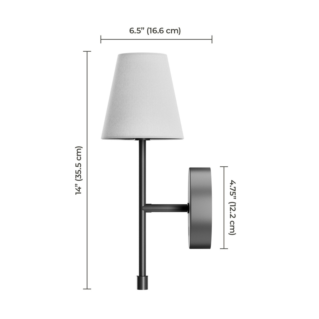 Globe Electric Wireless Rechargeable Wall Sconce, 2-pack 1806224 - 3