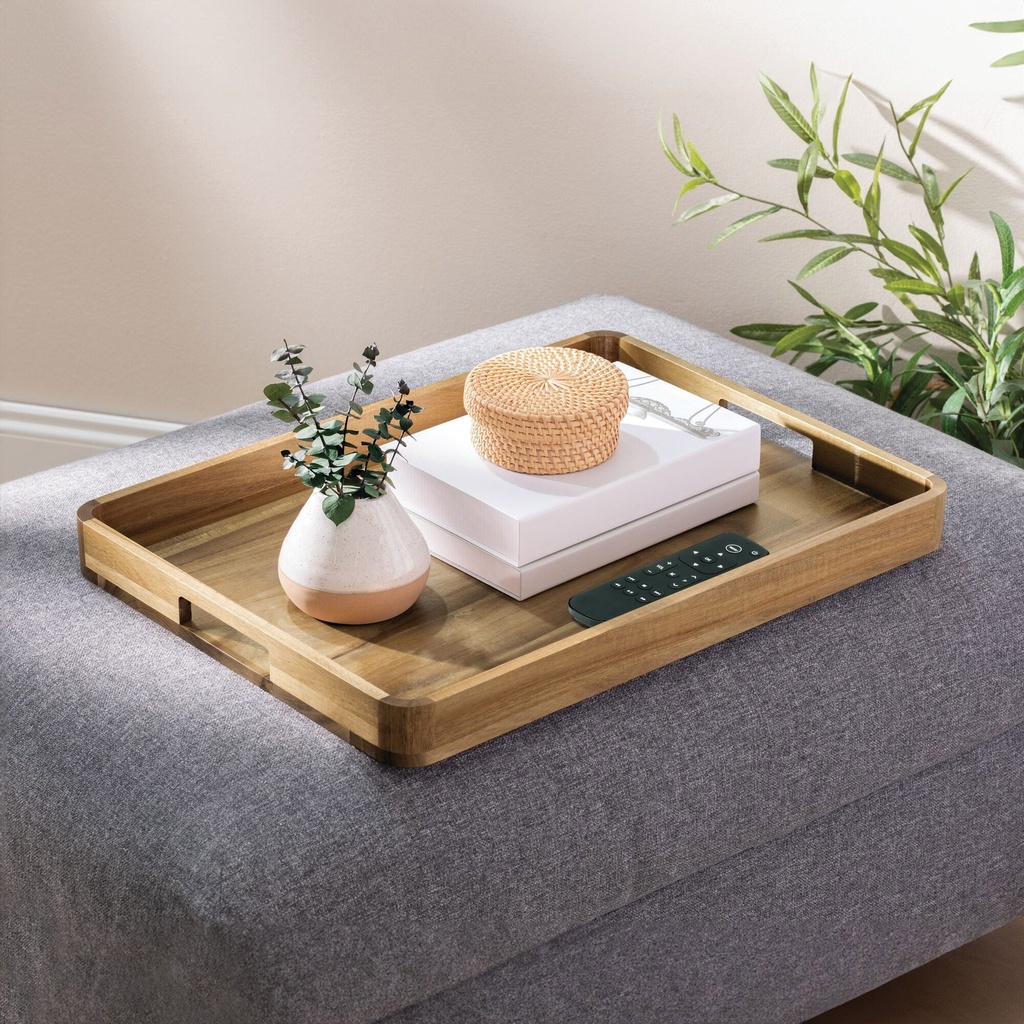 iDESIGN Acacia Wood Serving Tray 1759372 - 3
