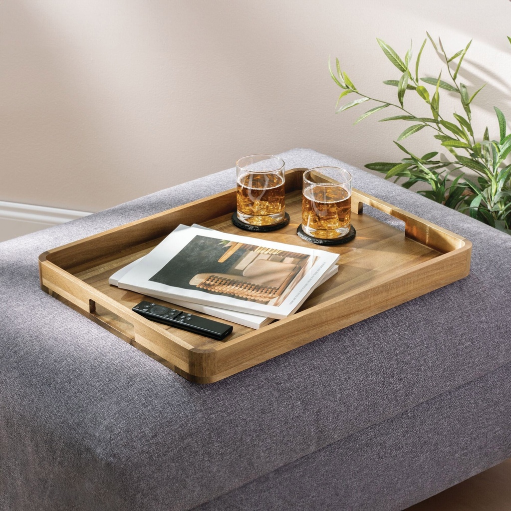 iDESIGN Acacia Wood Serving Tray 1759372 - 4