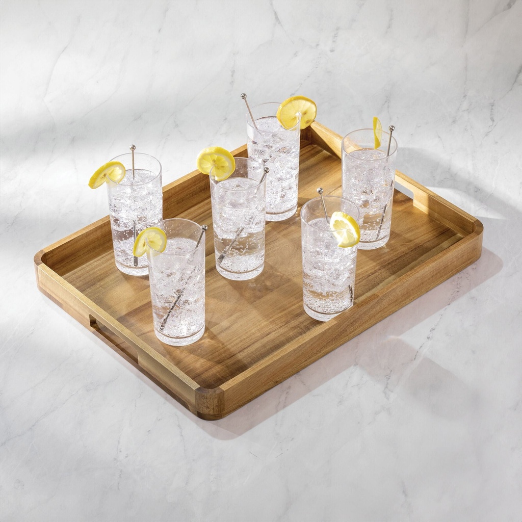 iDESIGN Acacia Wood Serving Tray 1759372 - 5