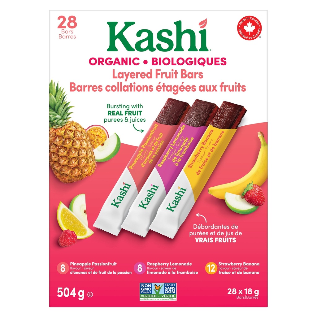 Kashi Organic Layered Fruit Bars, 28 × 18 g 1730150 - 2