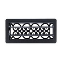 Manor House Black Low Profile Scroll Design Floor Registers, 4-pack 2173889 - 5