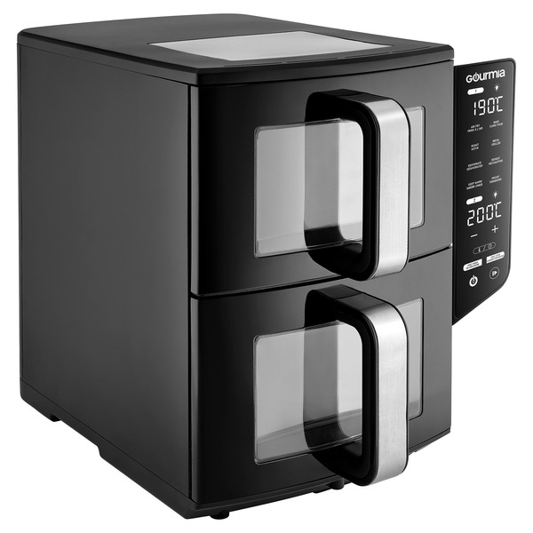 Gourmia 4 Dish Dual Basket Air Fryer with Sync Finish & Sync Cook, 10.4 L (11 qt.) 3333015