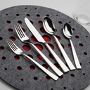 Gourmet Settings Resto Flatware Set, 60-piece - 1177820 - 2