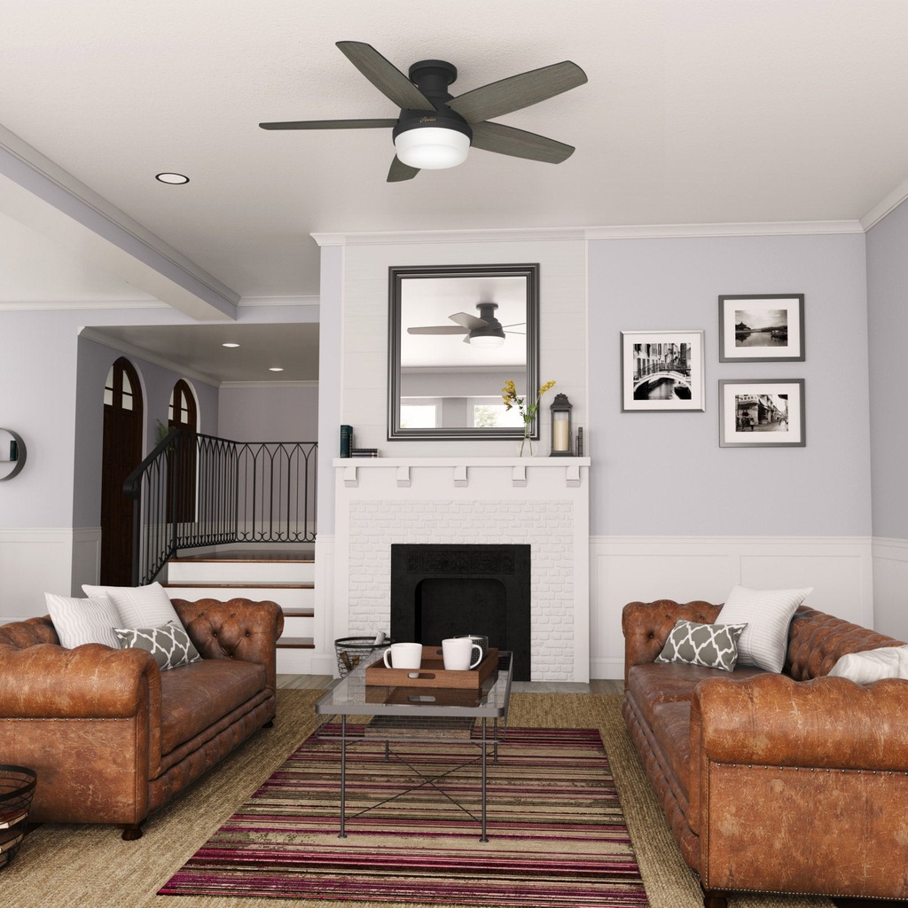 Hunter Avia 48 in. (121.9 cm) Low-profile LED Ceiling Fan - 1312563 - 4