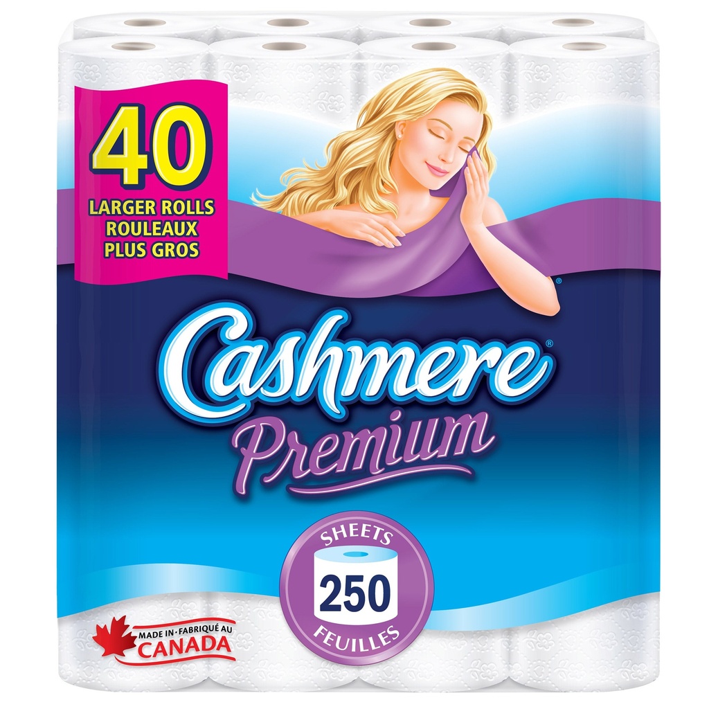 Cashmere Premium Soft and Thick Toilet Paper, Hypoallergenic, and Septic Safe, 40-pack - 1424970 - 1