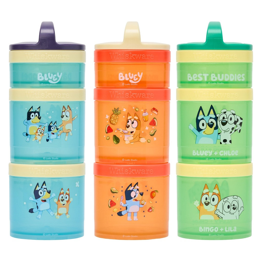 Whiskware Bluey Snack Container, 3-pack - 1591321 - 1