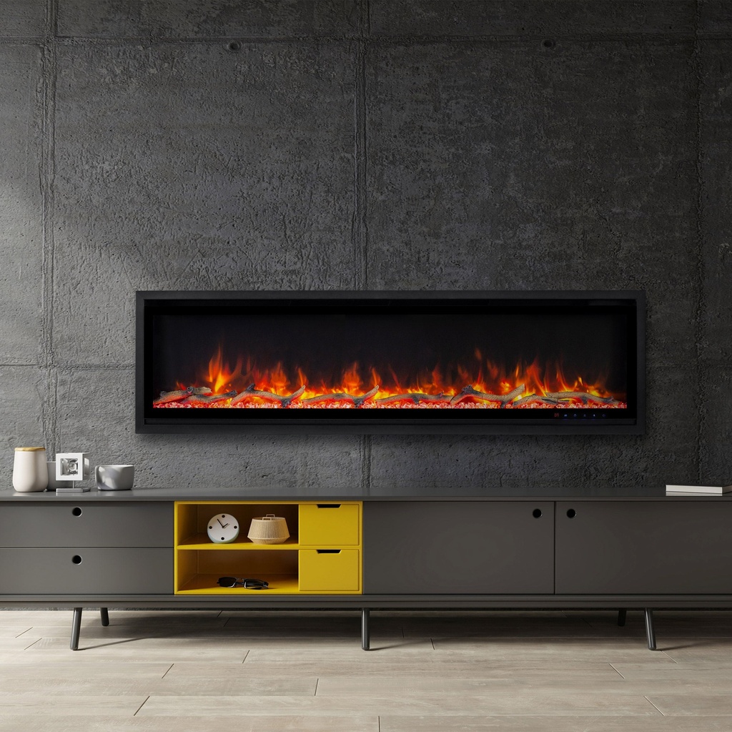 Paramount Kennedy II 106.7 cm (42 in.) Wall Mounted Electric Fireplace - 1662493 - 4