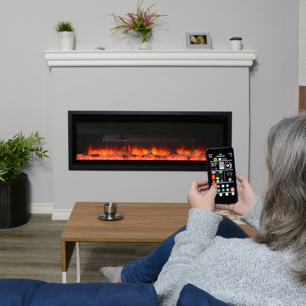 Paramount Kennedy II 106.7 cm (42 in.) Wall Mounted Electric Fireplace - 1662493 - 7