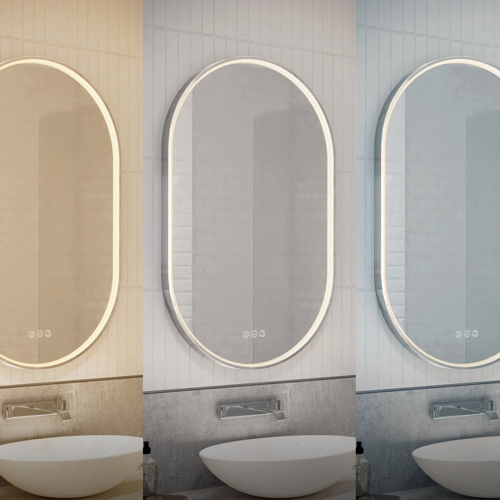 Artika Royce Oval LED Mirror with Integrated Defogger - 1671618 - 3