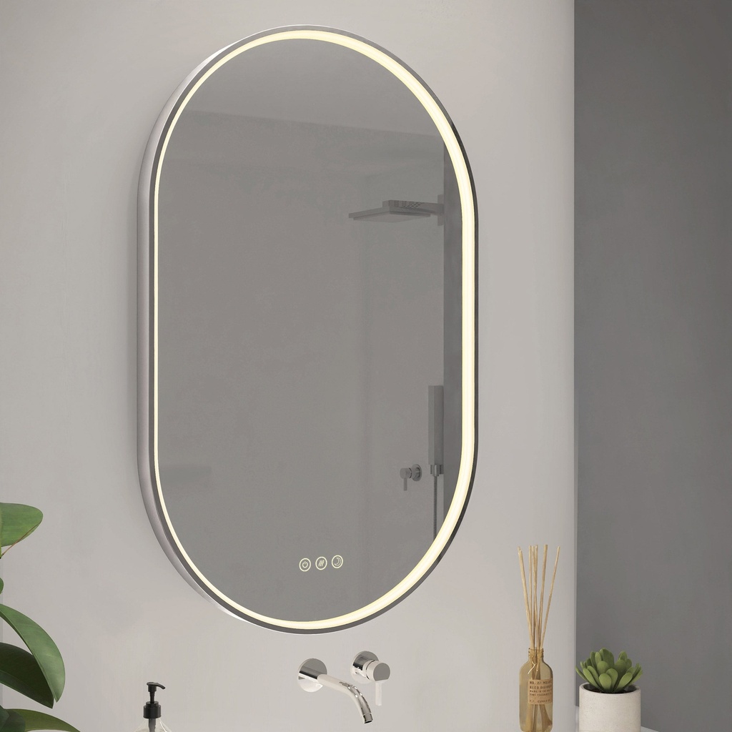 Artika Royce Oval LED Mirror with Integrated Defogger - 1671618 - 5