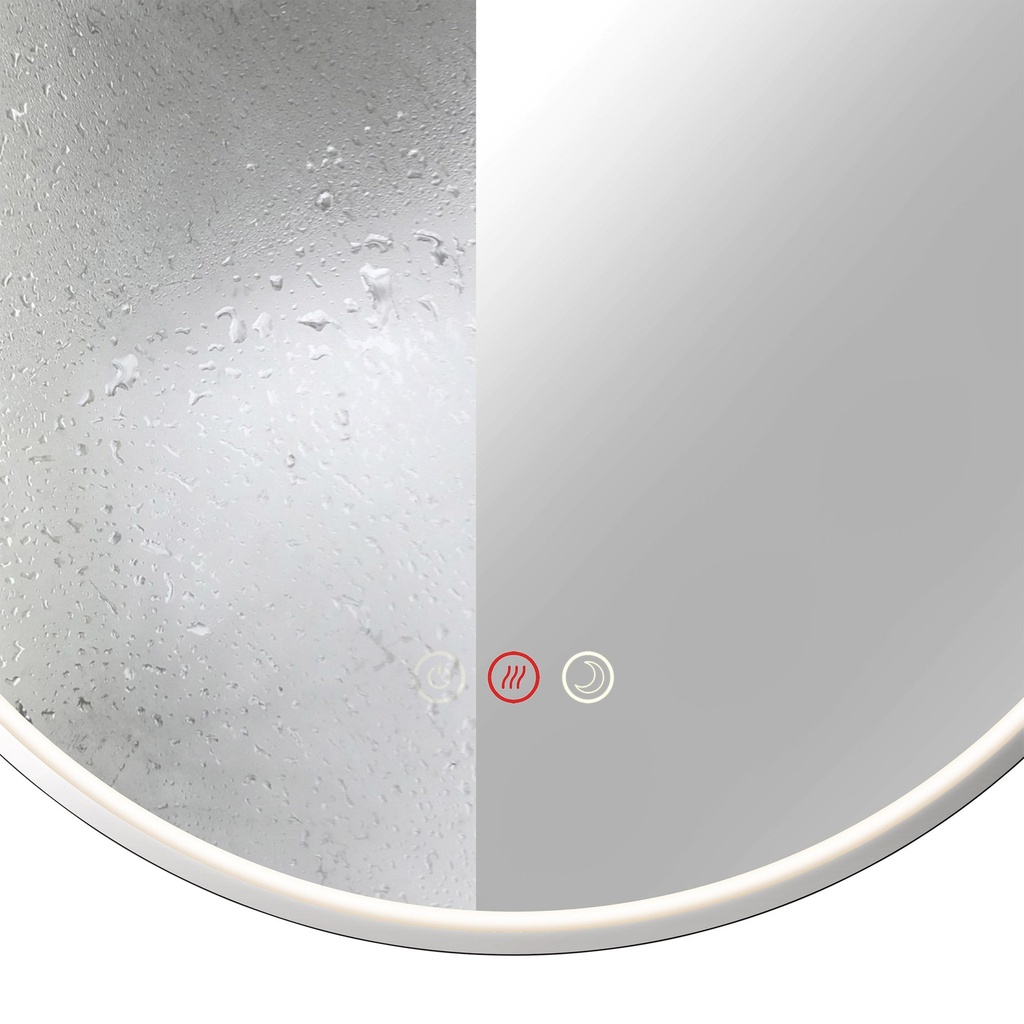 Artika Royce Oval LED Mirror with Integrated Defogger - 1671618 - 8